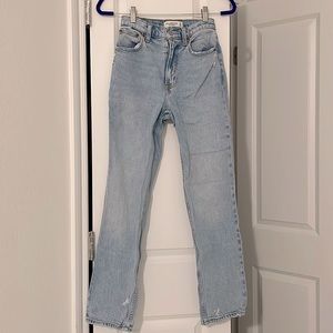 Abercrombie Curve Love 90s Straight Ultra High Rise Jeans